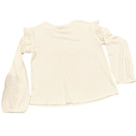 Girls Long Sleeve Textured Shirt ~ Size:L (10-12) ~ NWT - Picture 3 of 6
